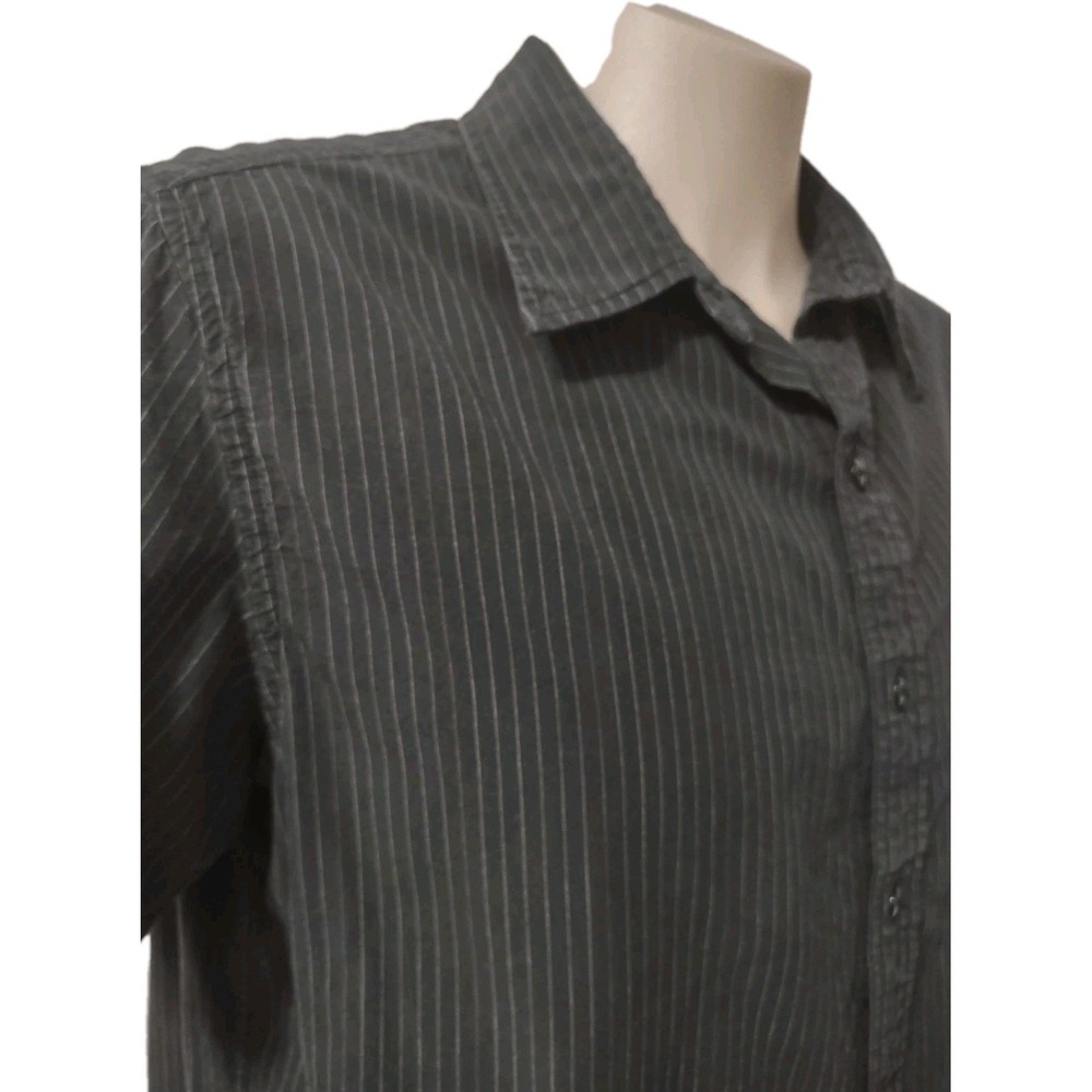 Tony Hawk Shirt Mens Size XL Button Down Short Sleeve Collared Pocket Logo Black - Picture 12 of 14